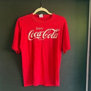 Vintage Coca Cola Classic Red Short Sleeve Tee